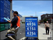 گرانی بنزین در آمریکا 