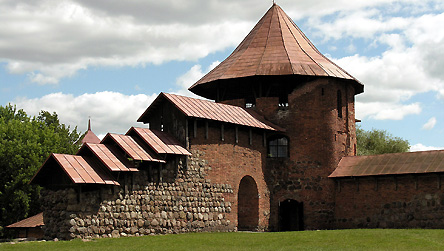 Kaunas Castle in Kaunas, copyright BBC / Fred Adler. Kaunas Castle, 13th century castle, probably built by Kêstutis to defend a road to Trakai, was Lithuania's first defensive bastion and the only double-walled castle in Lithuania. 