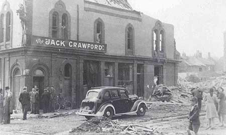 Bomb damage in Sunderland