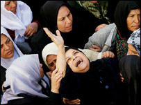 Comoção em enterro de vítimas em Beit Hanoun