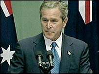Tổng Thống Bush ca ngợi vai trò gìn giữ hòa bình của Úc