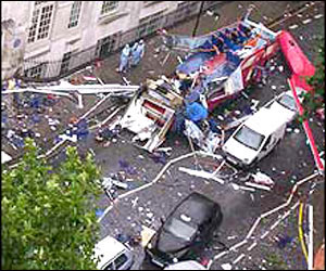 लंदन में धमाके