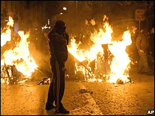 Bạo loạn trên đường phố Athens 