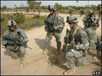 Irak'ta Amerikan askerleri