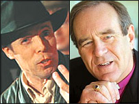 Dr Gunther von Hagens and Bishop of Manchester 