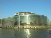 Strasbourg'daki Avrupa Parlamentosu