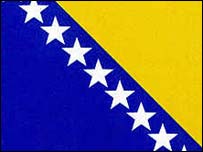 bandeira da Bósnia-Herzegóvina