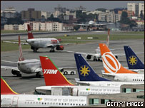 Aeroporto de Congonhas, em São Paulo