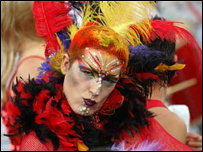 Yürüyüşten bir sahne