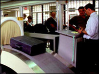 Equipamento de segurança de aeroporto