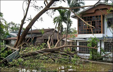 Đổ nát ở Rangoon