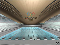 伦敦奥运游泳池构想图