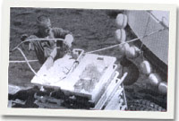 Darn o lun Helen Williams o bysgotwyr wrth eu gwaith ym mhorthladd Guilvinec, Llydaw