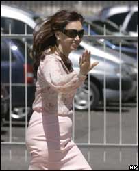 A presidente da Argentina, Cristina Kirchner