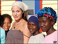 Angelina Jolie tại Namibia