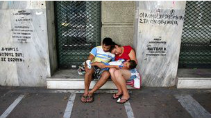 Gia đình vô gia cư ở Hy Lạp