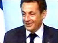 Fransa Cumhurbaşkanı Nicolas Sarkozy