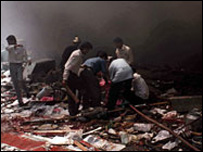 1993  کے دھماکوں سے تباہی