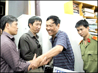 Ông Nguyễn Việt Chiến hôm bị bắt