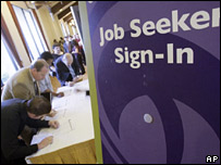 Người tìm việc tại hội chợ tìm việc tại California