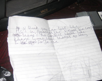 Original Manchester lyrics for the Mixtape…