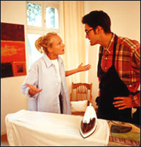 سهم گيری مردان در کار خانه