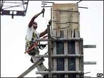 Trabalhador da construção civil nos EUA