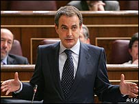 O premiê Jose Luis Zapatero.