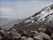 The glacier receding - more rocks and less ice on the Chimborazo