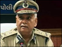 پی سی پانڈے، گجرات پولیس چیف