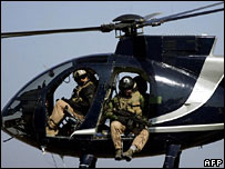 Agentes de segurança da empresa Blackwater em Bagdá (foto de arquivo)