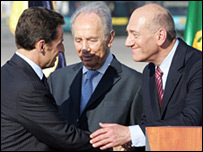 Nicolas Sarkozy İsrail'de