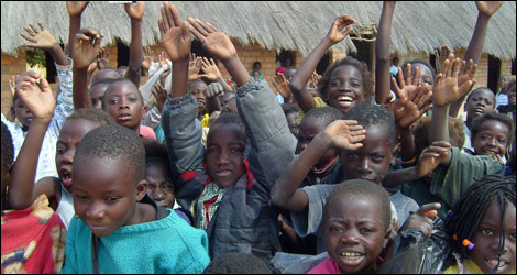 Children in the Fiwila district, Zambia