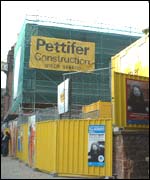 Building work at the Herbert