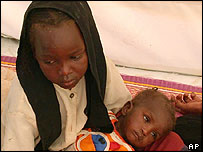 Darfur'dan kaçan mülteciler