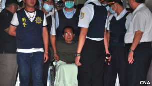 陈水扁今年9月送往医院检查身体