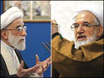 مهدی کروبی و احمد جنتی