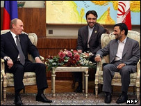 Vladimir Putin ve Mahmud Ahmedinejad