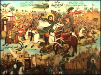 نقاشی قهوه خانه ای اثر قوللر آغاسی