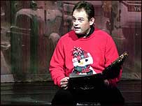 Kev Duncan at the Christmas Seaside Special.