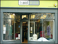 Fachada de uma das sedes da loja Traid, em Londres