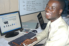 A web entrepreneur in Ghana
