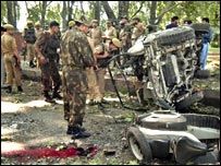 سری نگر دھماکہ