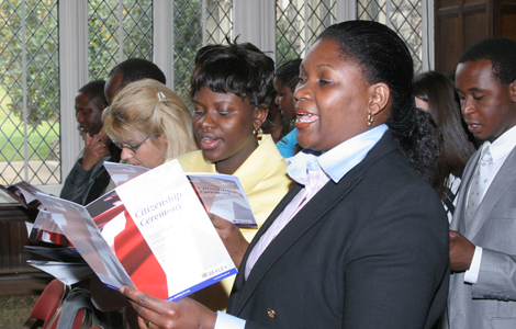 Citizenship ceremony in Bexley