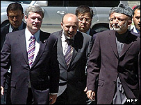 حامد کرزی و استقن هارپر