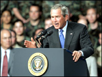 جورج بوش، رییس جمهور آمریکا