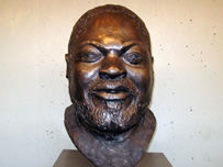 Bust of Bernie Grant, the late Tottenham MP