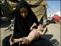 آواره عراقی در نجف