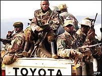 Membros do grupo dissidente RCD