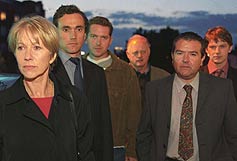 Image: Helen Mirren as Jane Tennison with her team in Prime Suspect, ITV1